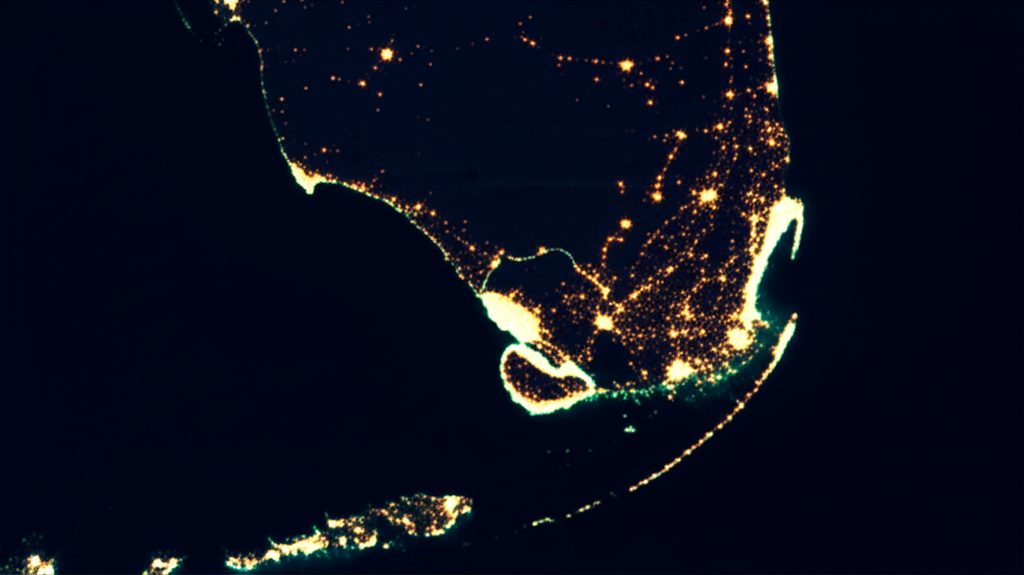Geographic correlation and clustering risk visualization
